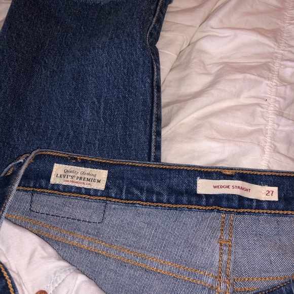Levi’s wedgie fit straight jeans ankle 27 - Picture 4 of 4